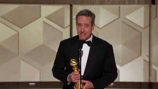 Matthew Macfadyen Wins Best Supporting Male Actor – Television I 81st Annual Golden Globes [upl. by Denoting949]