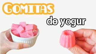 Cómo Hacer Gomitas de Yogur Caseras ✅ Gominolas fáciles [upl. by Lehcin]