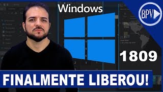 NOVA ATUALIZAÇÃO do Windows 1809 foi LIBERADA Agora é Oficial [upl. by Aivatan]