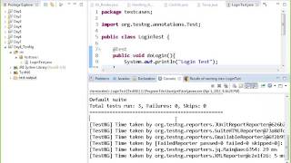 Selenium TestNg and Extent Reports [upl. by Amrita]