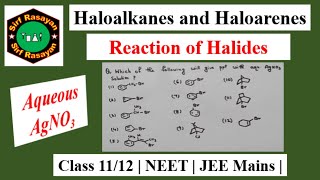 Haloalkanes and Haloarenes  Reaction of Halides  01 [upl. by Grata400]