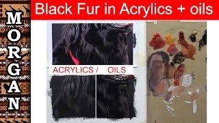 How to Paint Fur in Acrylics and Oils acrylic painting for beginners  Wildlife art Jason Morgan [upl. by Rex]