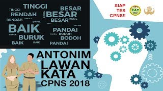 SERING BERLATIH BIAR LOLOS CPNS ANTONIM LAWAN KATA part 2 [upl. by Arundell]