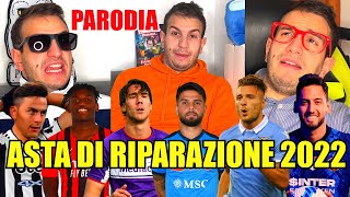 L ASTA DI RIPARAZIONE 2022  FANTACALCIO CON GLI AMICI PARODIA  Alessandro Vanoni [upl. by Tarrsus]