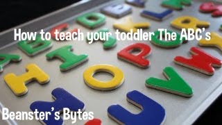 How to teach your toddler their letters The ABCs [upl. by Errecart173]