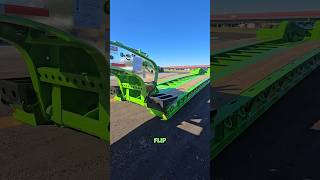 Lambo Green Fontaine Workhorse 55LCC 55Ton lowboy trucking heavyhaul heavyequipment [upl. by Airdnax]