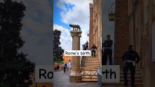 Did you know the legendary symbol of Rome🐺🤔 Description👇rome myths italia travel tour explore [upl. by Yanaton]