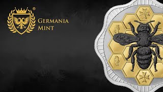 GERMANIA MINT  2024 MALTA MALTESE BEE 5 EURO 1 oz SILVER BU [upl. by Anihc256]