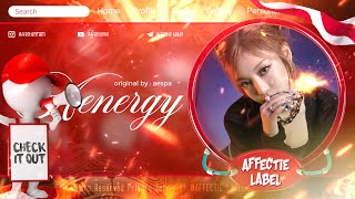 𐀔 𓈒 Aenergy  AESPA \ ─ XEAE  𖧷 ₊ [upl. by Ailyn]