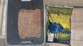 Hardwood Pellet Cat Litter Update [upl. by Yordan]