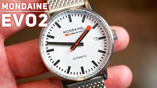 MONDAINE Evo2 Watch Review  Swiss Classic Watch [upl. by Oner]