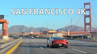 San Francisco 4K  Morning Drive  California USA [upl. by Ivgnout]