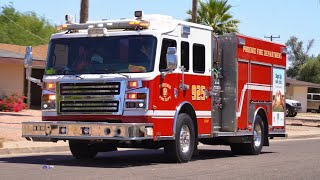 Phoenix Fire Dept Engine 925 responding [upl. by Waechter]