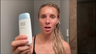 MISSHA WATERPROOF SUN MILK SPF 50 PA  SUNSCREEN REVIEW [upl. by Fujio]