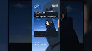 Itachi uchiha edititachi sasuke anime shorts [upl. by Leirrad]