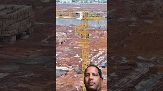 Installation process of tower crane base shorts towercrane youtube [upl. by Ostler522]