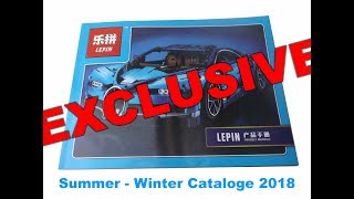 Lepin Cataloge Summer  Winter 2018 All Sets  Exclusive for my Friends [upl. by Thurmann]