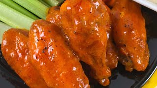 Air Fryer Frozen Chicken Wings Recipe  Low Carb Keto Buffalo Chicken Wings [upl. by Yenolem604]