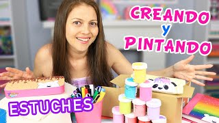 Increíbles ESTUCHES  Créalos y PINTALOS 🖌  DIY Regreso a Clases  Manualidades aPasos [upl. by Jada]