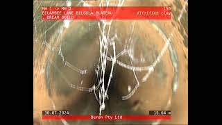 CCTV of DN150VC Sewer  1 BILAMBEE LANE BILGOLA PLATEAU  Part 1 [upl. by Vetter]