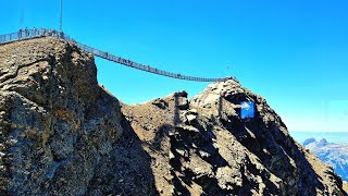 PEAK WALK Glacier 3000  High Level Swiss Experience  Les Diablerets  Switzerland 2022  ❤️ 🇨🇭 [upl. by Sina631]