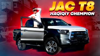 JAC T8 PICKUP OZBEKISTONDA BIRINCHILARDAN  CHINA MOTORS [upl. by Leelaj649]