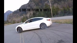 HOW GOOD ARE TESLA MODEL 3s FOR DRIFTING [upl. by Scarlett]