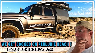 WE GET BOGGED ON PERLUBIE BEACHSouth Australia [upl. by Haleemaj488]