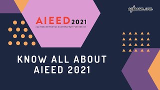 AIEED 2021  Know All About This Design Entrance Exam 2021 [upl. by Gratt332]