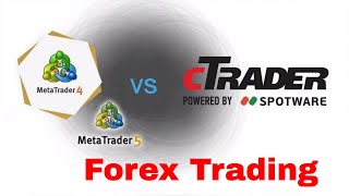 mt4 vs mt5 vs ctrader  Forex Trading [upl. by Aznofla124]