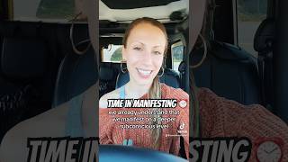 Stop being afraid of Time ⏰ your manifestation… loa [upl. by Sammie]