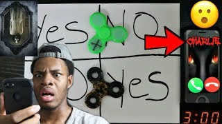 SPINNING 2 FIDGET SPINNERS AT 3AM CHARLIE CHARLIE CHALLENGE DO NOT SPIN A FIDGET SPINNER AT 3AM [upl. by Bastien]