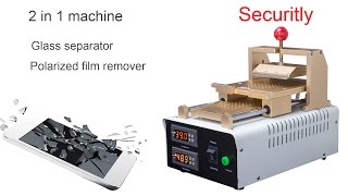 Easily repairHow to securely remove polarized film and the OCA glue for a iphone6s LCD [upl. by Ezmeralda]