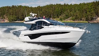 Galeon 470 SKY  Great Space and Performance [upl. by Laumas690]