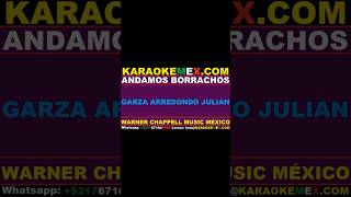 karaoke el chapo de sinaloa  andamos borrachos todos karaokemex [upl. by Franza745]