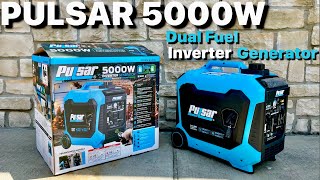 Pulsar PG5000BiSRCO Dual Fuel 30A RV Ready Portable Inverter Generator with Remote Start [upl. by Pamela]