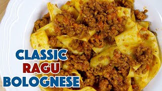 Classic Traditional Ragù Bolognese Sauce Recipe  So Easy  Glen And Friends Cooking [upl. by Anitnemelc]