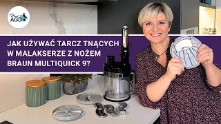 Blender Braun MultiQuick 9  jak używać tarcz tnących malaksera  Sprawdzonopl [upl. by Stander20]