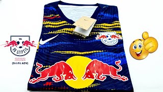 RB Leipzig jersey AWAY kit 2122 player version Unboxing amp review  ASMR [upl. by Tolmann]