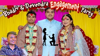 Devendra amp Bhadri Real Engagement Party 😍 Blind Date Season 2 [upl. by Nelrah]