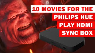 10 Movies You Should Watch On The Philips Hue Play HDMI Sync Box [upl. by Renba]