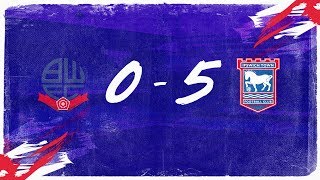 HIGHLIGHTS  Bolton 0 Town 5 [upl. by Quillan62]