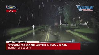 Flooding continues in Rutherford County [upl. by Bohs]