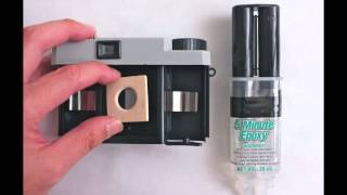 Debonair Toy Camera to Pinhole Modification [upl. by Konstantine]