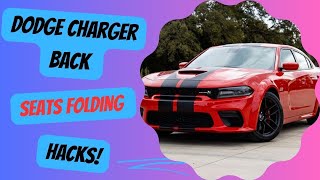 Dodge Charger Back Seats Folding Hacks [upl. by Muriah270]