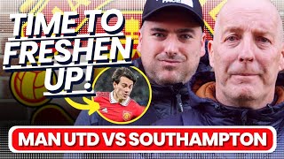 Pellistri amp Malacia IN Antony amp Shaw RESTED Manchester United vs Southampton [upl. by Sperry]