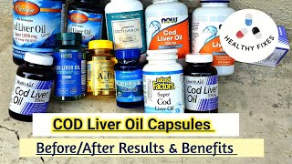 COD Liver Oil Supplements Results Before amp After  COD Liver Oil Benefits  Healthy Fixes [upl. by Bysshe]