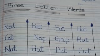 Three letter words in English 3 Letter words Three Letter words Pronunciation [upl. by Luciana]