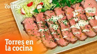 Cómo hacer roast beef  Torres en la Cocina  RTVE Cocina [upl. by Tempest]