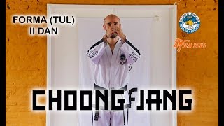 FORMA TUL CHOONG JANG  Cinto Negro II Dan TaeKwonDo ITF ESC ATRA SUR [upl. by Volney496]